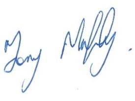 A close-up of a signature
AI-generated content may be incorrect.