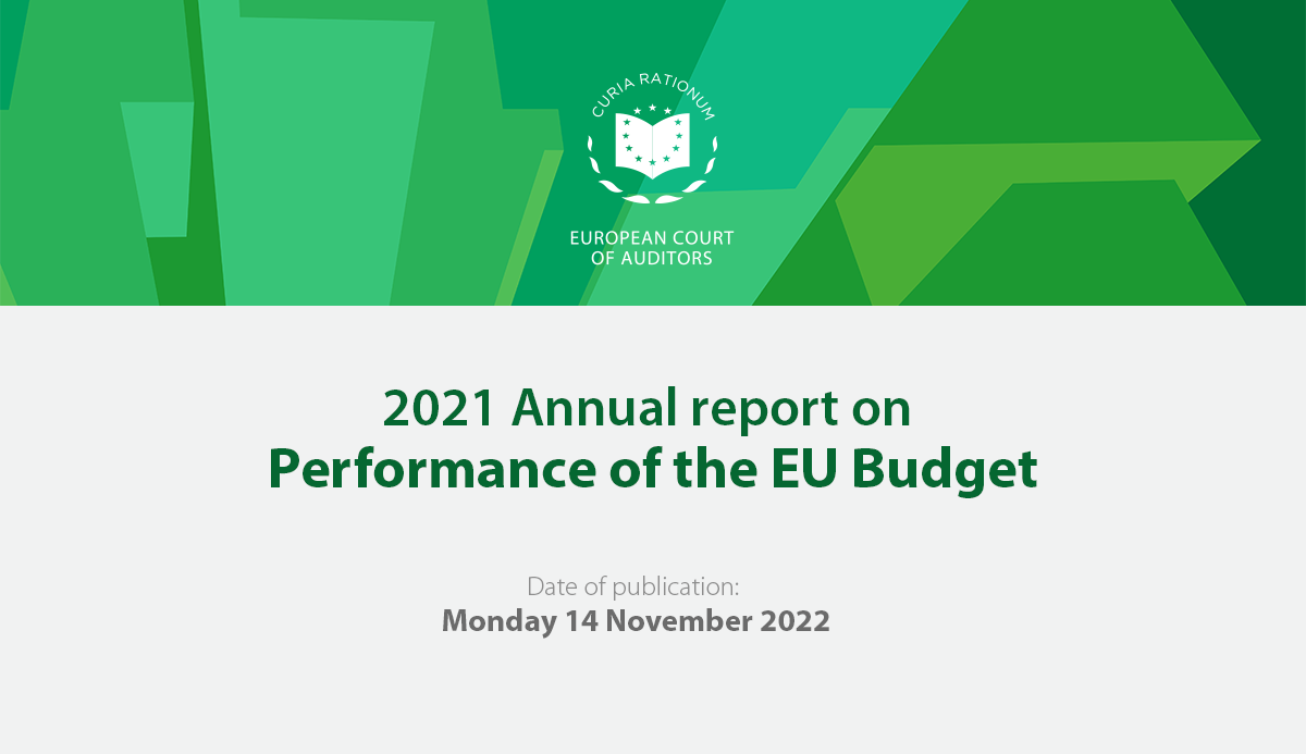 Relatório sobre o desempenho do orçamento da UE – Situação no final de 2021