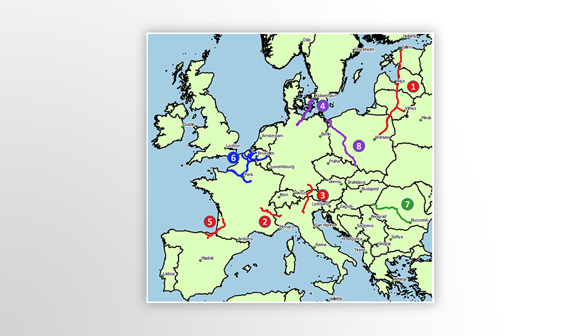 Informe Especial 10/2020: Infraestructuras de transporte de la UE: Es necesario ejecutar de manera más rápida los megaproyectos para conseguir resultados en la red de transporte a su debido tiempo
